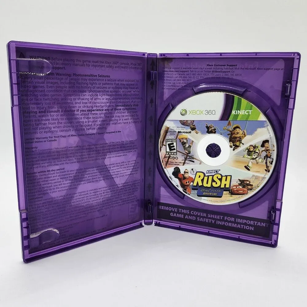 CIB - Kinect Rush: A Disney Pixar Adventure (Microsoft Xbox 360, 2012)